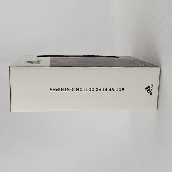 Adidas Men's 3 Pack Trunk Active Flex Cotton 3 Stripes Black Size Large - Picture 10 of 15